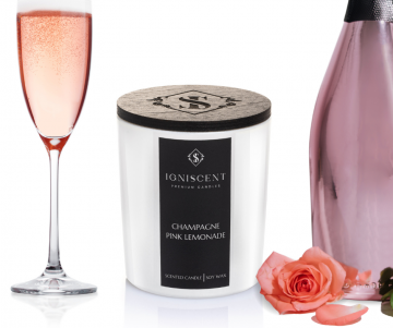 Ervaar de elegante geur van champagne  pink lemonade  een mix van frisse citroen zoete framboos rozenwater en verfrissende champagne vegan en handgemaaktgift